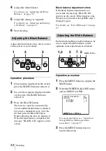 Preview for 32 page of Sony DXC-390P Instructions For Use Manual