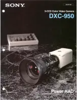 Preview for 1 page of Sony DXC-950 Specifications