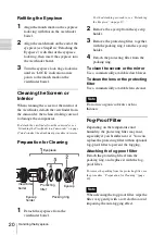 Предварительный просмотр 20 страницы Sony DXF-20W Operating Instructions Manual