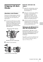 Предварительный просмотр 39 страницы Sony DXF-20W Operating Instructions Manual