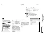 Preview for 5 page of Sony DXF-51 Service Manual