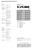 Предварительный просмотр 2 страницы Sony DZ870KW Service Manual