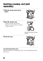 Предварительный просмотр 56 страницы Sony E-mount WW898259 (ILCE-7SM2) Instruction Manual