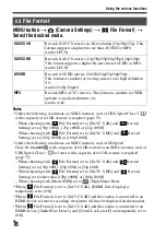 Предварительный просмотр 78 страницы Sony E-mount WW898259 (ILCE-7SM2) Instruction Manual