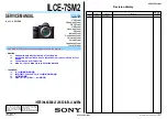 Sony E-mount WW898259 (ILCE-7SM2) Service Manual preview