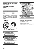 Предварительный просмотр 24 страницы Sony E105 Operating Instructions Manual