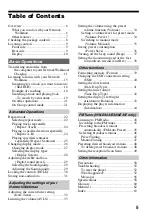 Preview for 5 page of Sony E205 Operating Instructions Manual