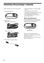 Preview for 8 page of Sony E205 Operating Instructions Manual