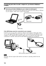 Preview for 12 page of Sony E205 Operating Instructions Manual