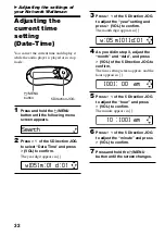 Preview for 32 page of Sony E205 Operating Instructions Manual