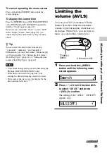 Preview for 33 page of Sony E205 Operating Instructions Manual