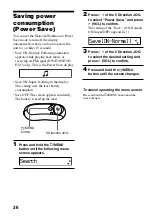 Preview for 36 page of Sony E205 Operating Instructions Manual