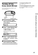 Preview for 37 page of Sony E205 Operating Instructions Manual