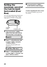 Preview for 38 page of Sony E205 Operating Instructions Manual