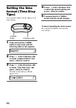 Preview for 42 page of Sony E205 Operating Instructions Manual