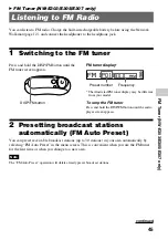 Preview for 45 page of Sony E205 Operating Instructions Manual