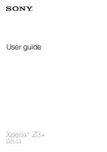 Preview for 1 page of Sony E6553 User Manual