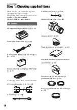 Preview for 18 page of Sony EA50EH Operating Manual