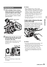 Preview for 23 page of Sony EA50EH Operating Manual