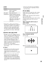 Preview for 25 page of Sony EA50EH Operating Manual