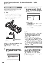 Preview for 28 page of Sony EA50EH Operating Manual