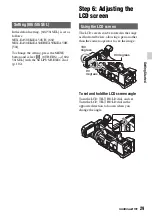 Preview for 29 page of Sony EA50EH Operating Manual