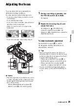 Preview for 39 page of Sony EA50EH Operating Manual