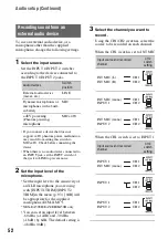 Preview for 52 page of Sony EA50EH Operating Manual