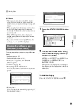 Preview for 69 page of Sony EA50EH Operating Manual