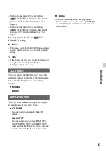 Preview for 97 page of Sony EA50EH Operating Manual