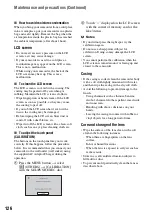 Preview for 126 page of Sony EA50EH Operating Manual