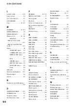 Preview for 134 page of Sony EA50EH Operating Manual