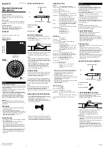 Sony ECM 44B - ECM 44B - Microphone Operating Instructions предпросмотр