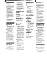 Preview for 3 page of Sony ECM-717 Operating Instructions Manual