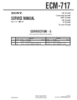 Preview for 11 page of Sony ECM-717 Service Manual