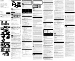 Sony ECM-AW4 Operating Instructions предпросмотр