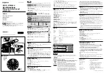 Sony ECM CG1 Operating Instructions preview