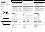 Sony ECM-DM5P Operating Instructions preview