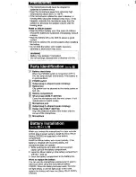 Preview for 3 page of Sony ECM-T110 Operating Instructions