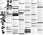 Sony ECM-W1M Operating Instructions предпросмотр