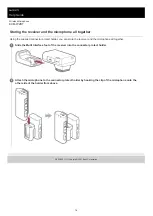 Preview for 14 page of Sony ECM-W2BT Help Manual