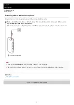 Preview for 18 page of Sony ECM-W2BT Help Manual