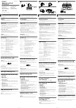 Sony ECM ZS90 Operating Instructions preview