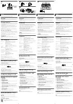 Preview for 2 page of Sony ECM ZS90 Operating Instructions