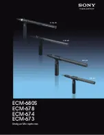 Sony ECM680S Brochure preview