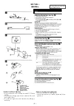 Предварительный просмотр 2 страницы Sony ECMMS907 - Stereo Type Mic Service Manual