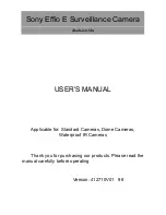 Preview for 1 page of Sony Effio E User Manual