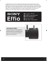 Preview for 4 page of Sony EFFIO IRDOME3XVF PRO User Manual