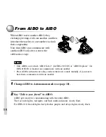 Preview for 58 page of Sony ERS-210 AIBO Dancer User Manual