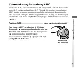 Preview for 41 page of Sony ERS-311 - Aibo Entertainment Robot User Manual